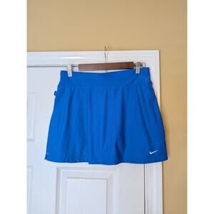 Nike Dri-FIT Tennis Skirt Skort Athletic Blue Golf Activewear Size M Tennis